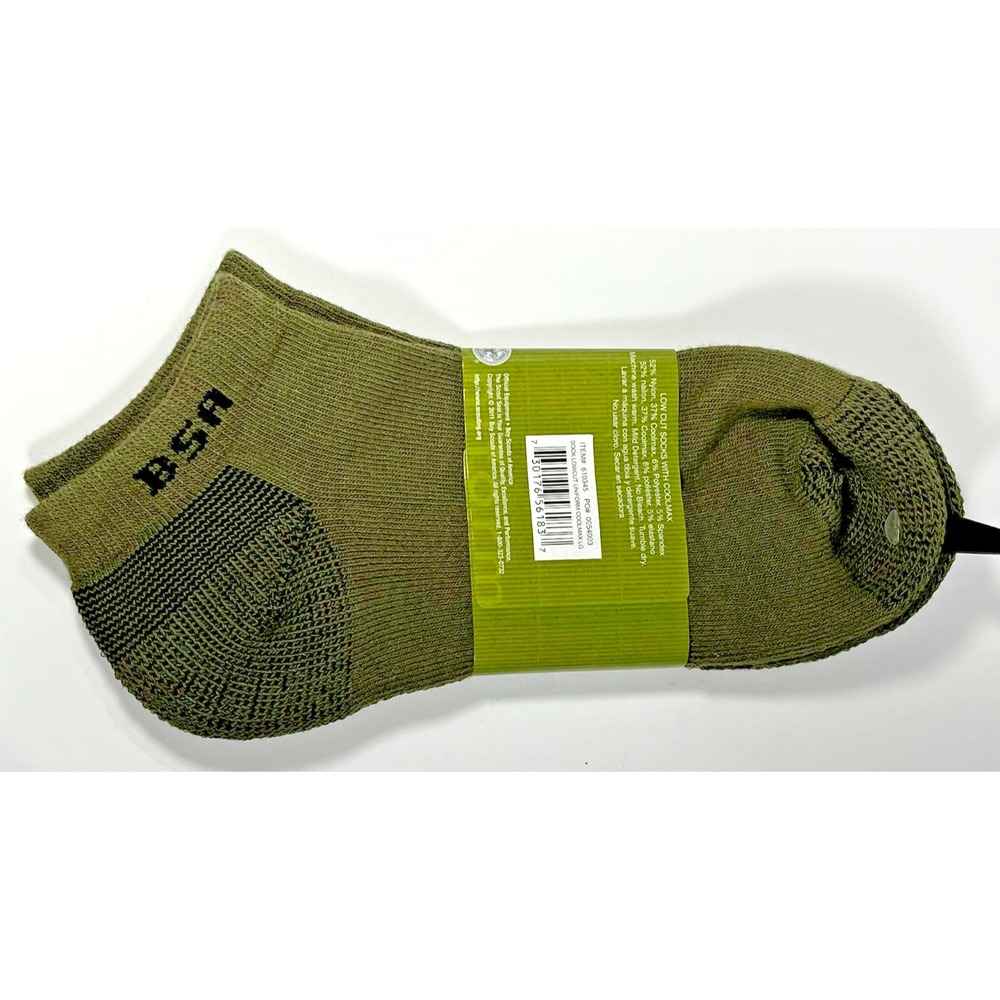 Scouts BSA (Boy Scouts of America) Official Uniform Low-Cut Sock Set
